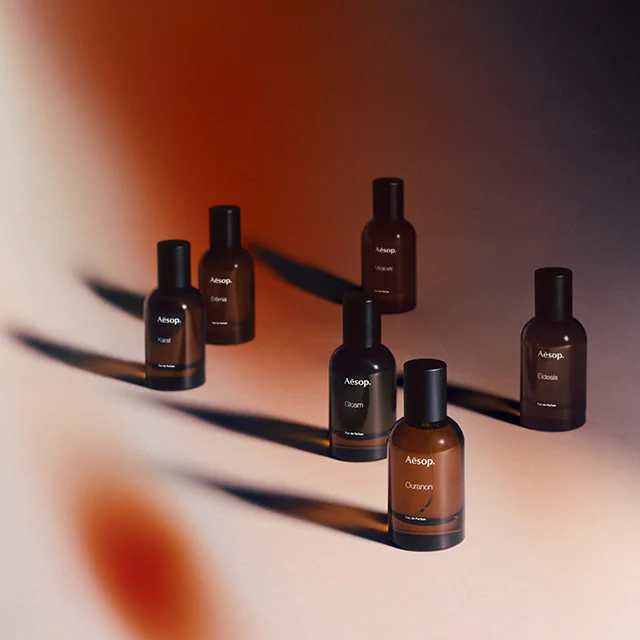 A full collection of Othertopias EDP bottles